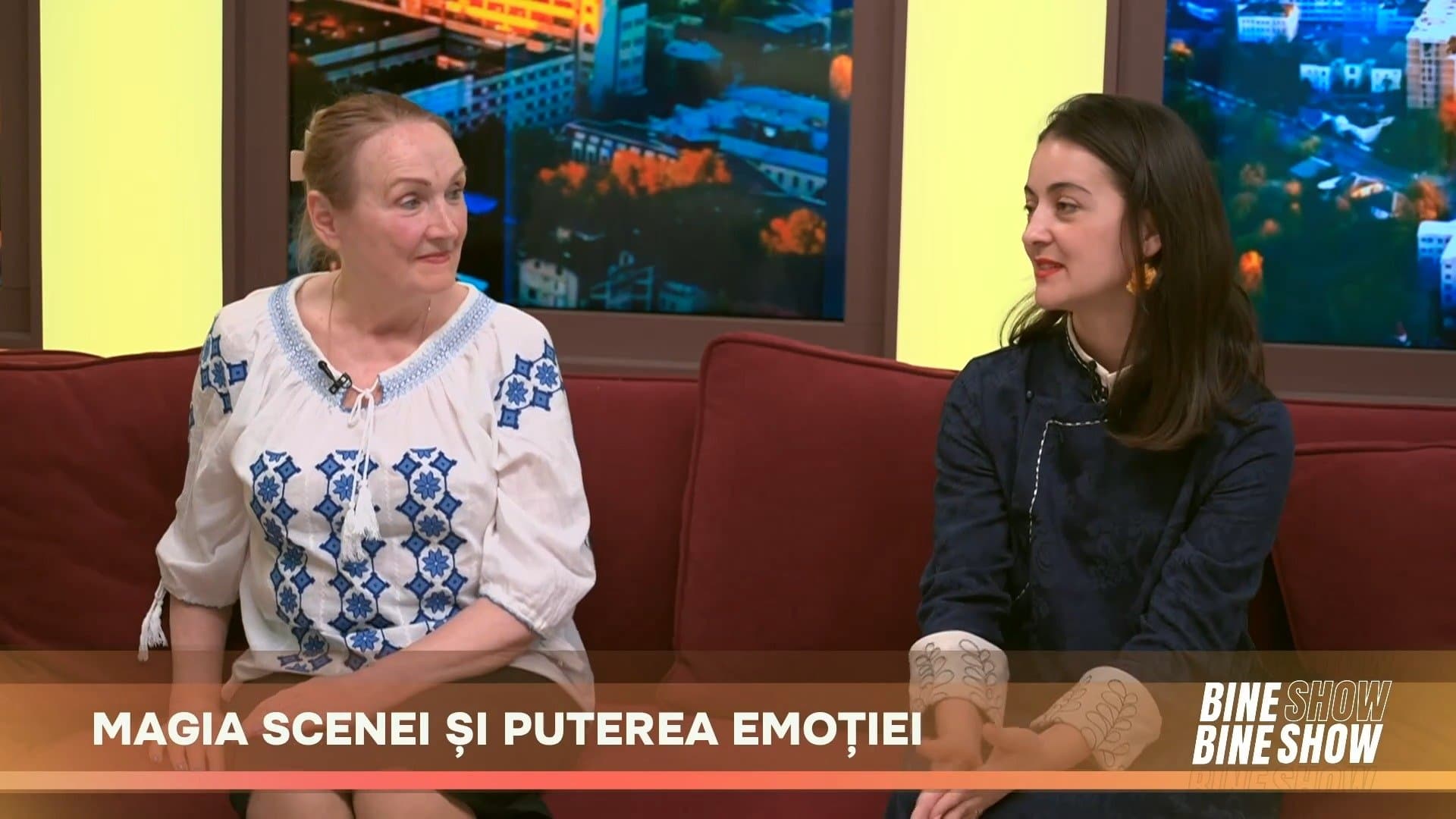 BINEBINE SHOW: Elena Frunze-Hatman și Margareta Nazarchevici, actrițe, aduc în platou eleganță, experiență și povești frumoase din lumea teatrului./ 27.03.26