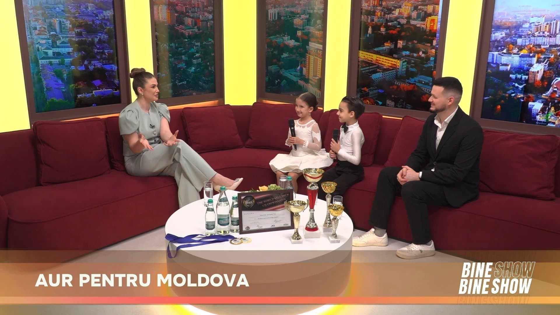 BINEBINE SHOW: Antrenorul Eugeniu Castraveț, alături de dansatorii Andrei Cîrțîca și Thea Coțofan, aduc ritm, disciplină și spectacol /26.03.26