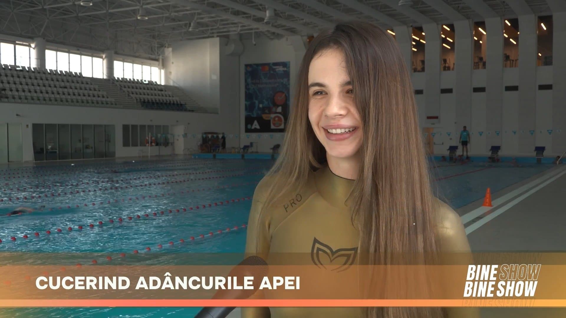 BINEBINE SHOW: Ecaterina Dominic practică scufundarea liberă și ajunge în elita mondială a acestui sport /22.07.2026