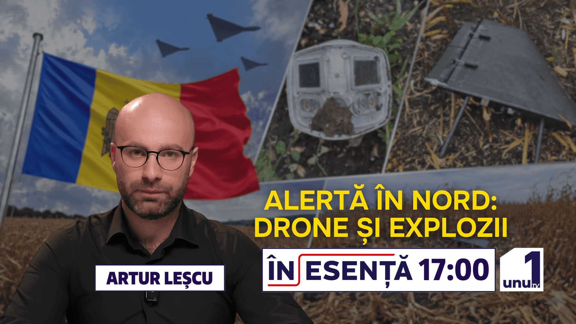 ÎN ESENȚĂ: Patru drone în Moldova – două au explodat /Mamă și fiică, omorâte la Rezina /24.09.2026