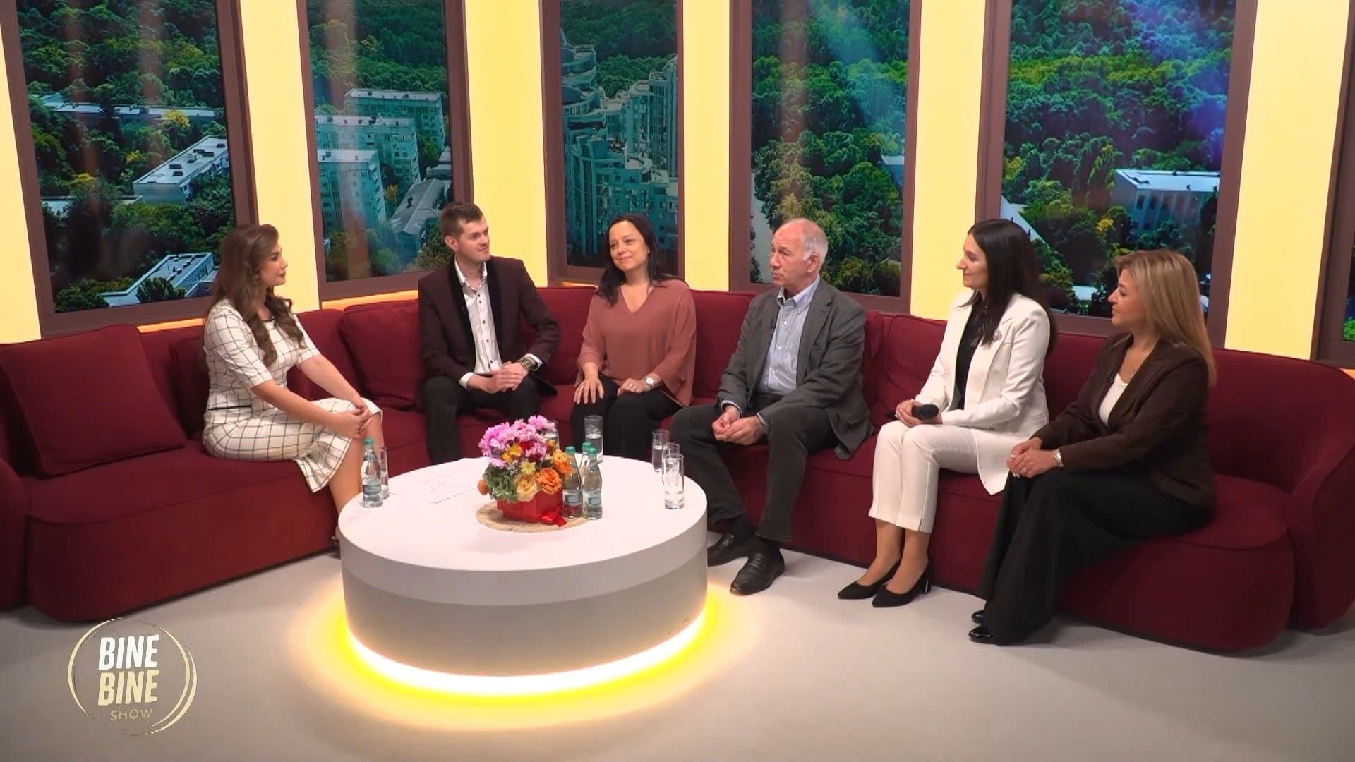 BINEBINE SHOW: Damian Spinei, Adriana Spunei, Marian Stârcea, Elena Demirdjean, Elena Turea și Tatiana Cuzub în studiou /05.10.2026